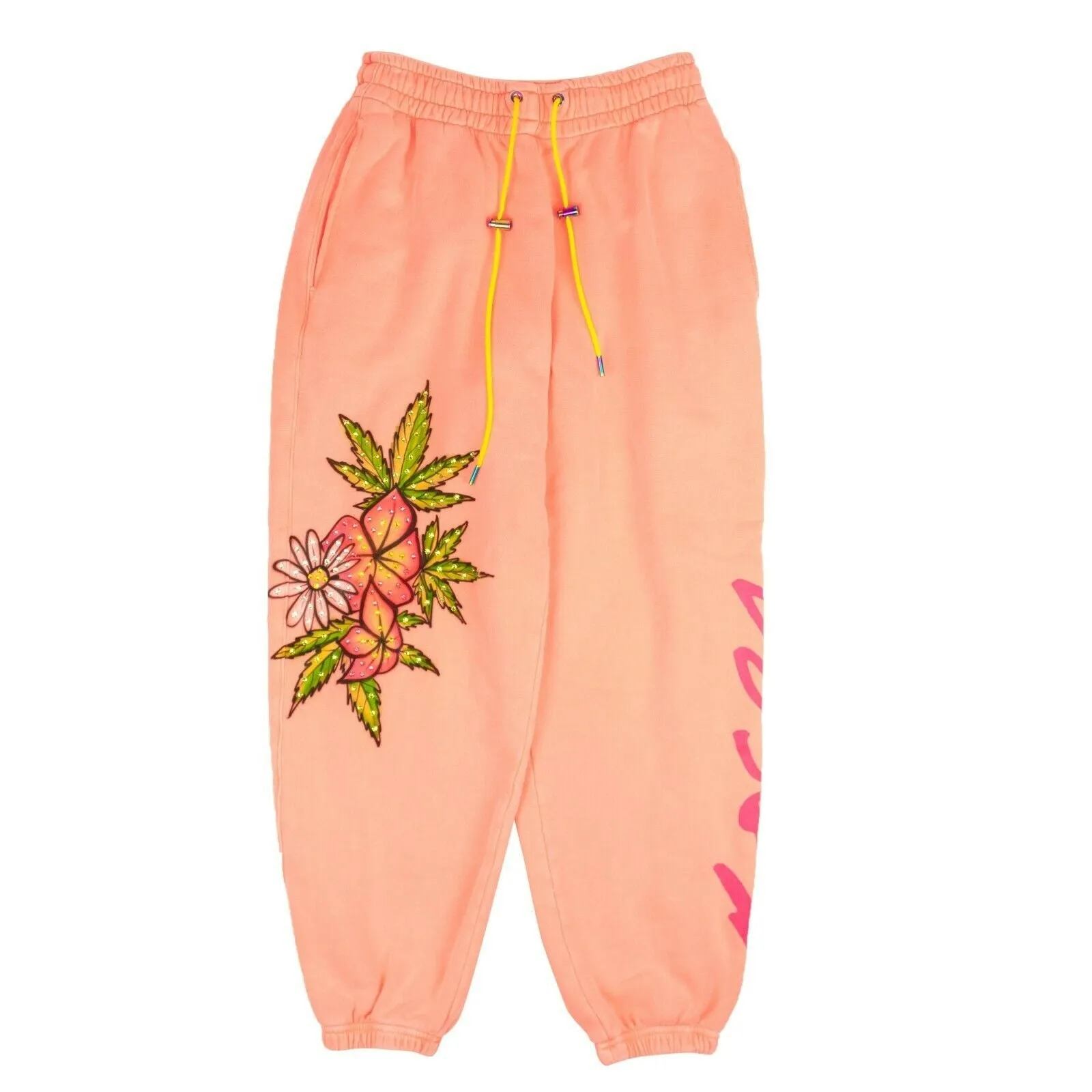 Bossi Airbrush Strass Jogginghose - Persische Melone