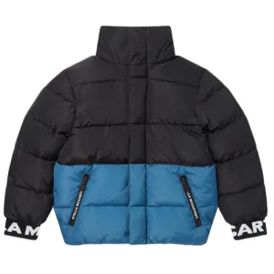 Jungen Schwarze Steppjacke