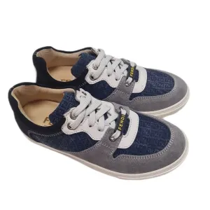Jungen Pumps in Blau & Grau