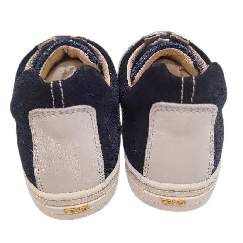 Jungen Pumps in Blau & Grau