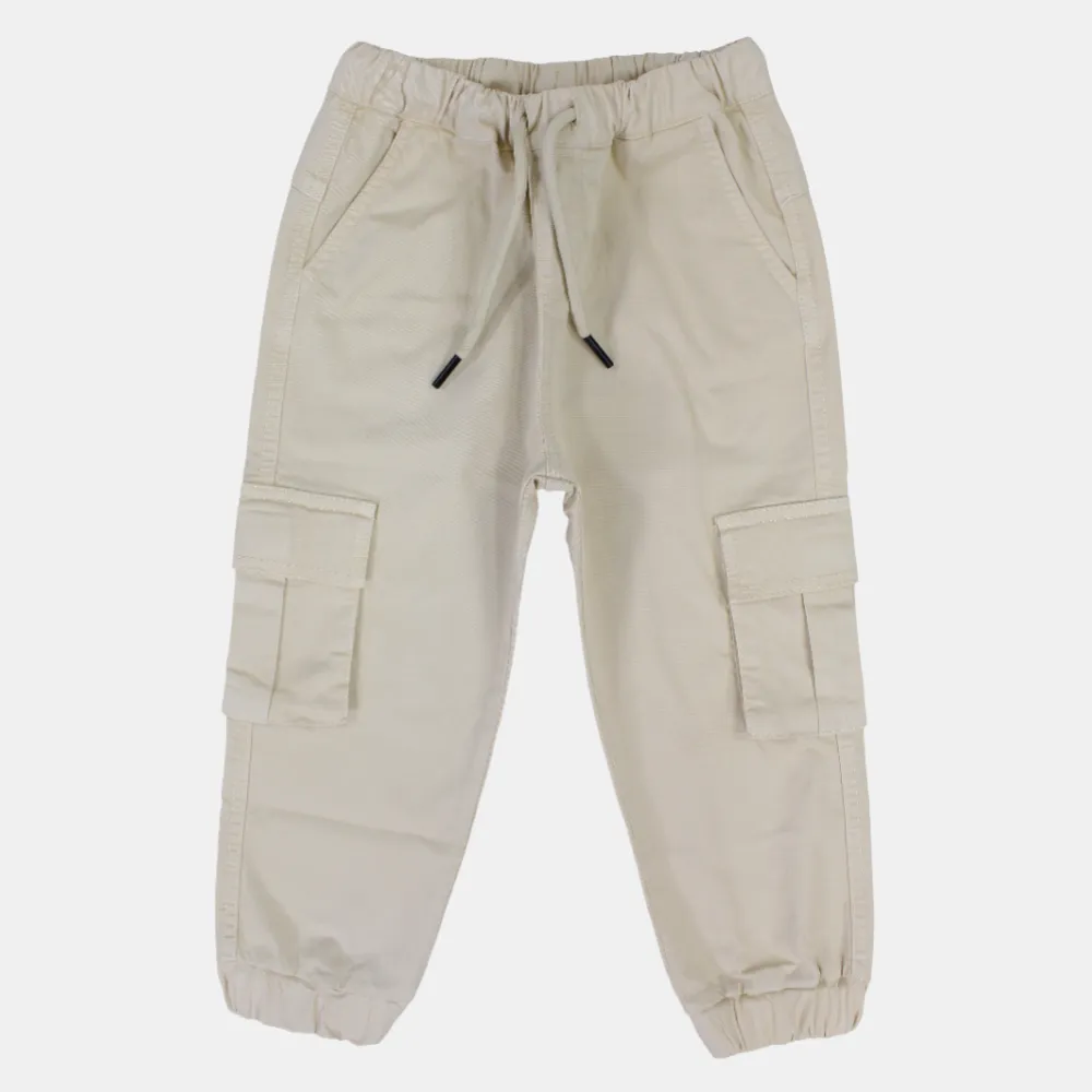 Jungen Einfache Gabardine Cargo-Hose