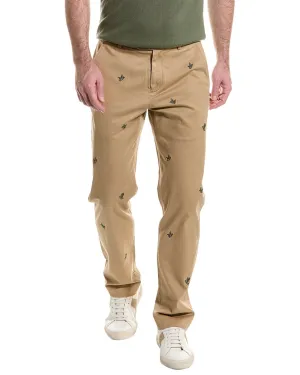 Brooks Brothers Bestickte Chino-Hose aus Entenstoff