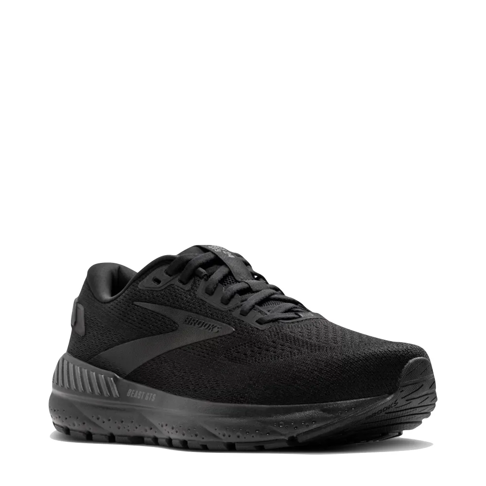 Brooks Herren Beast GTS 24 Sneaker in Schwarz/Schwarz/Ebenholz