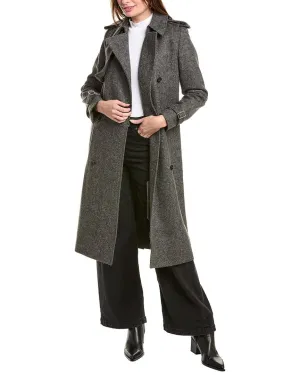 Burberry Langer Woll-Trenchcoat