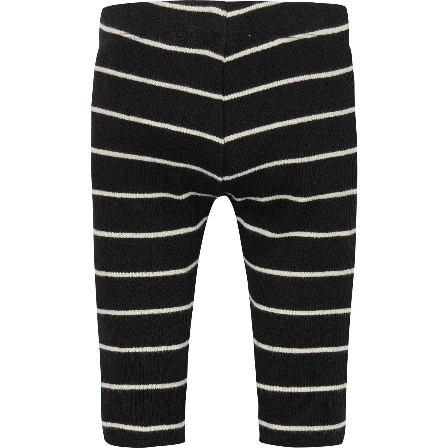 Calvin Klein Ck Schwarz/ Whitecap Grau Streifen Gestreifte Rippen Leggings Calvin Klein