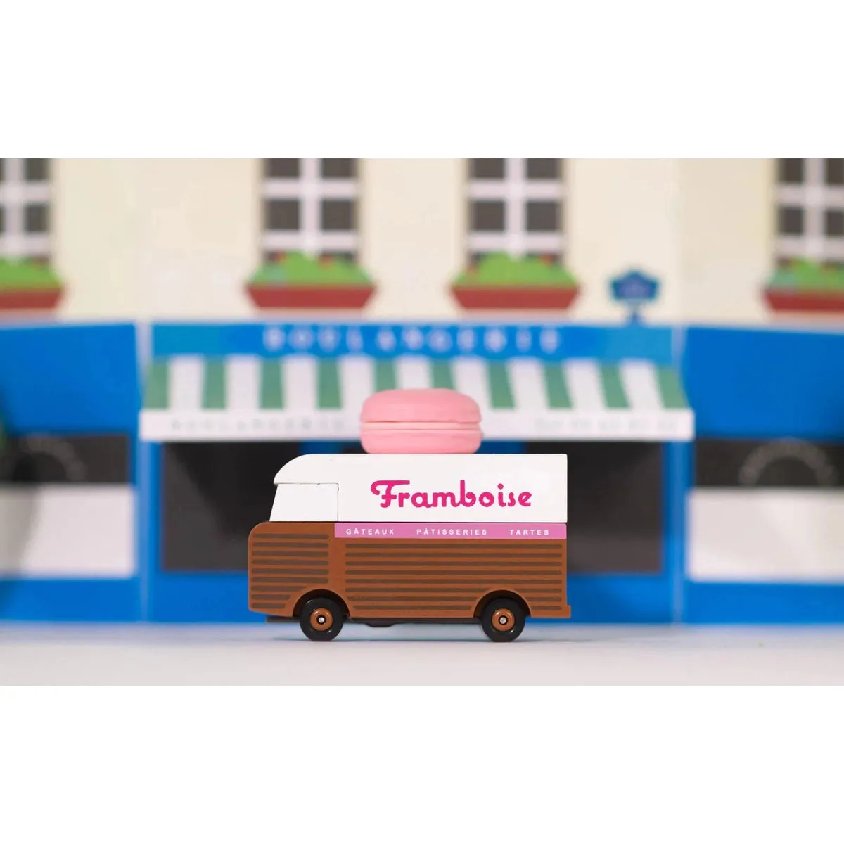 Candylab Candyvan rosa Makronen-Van