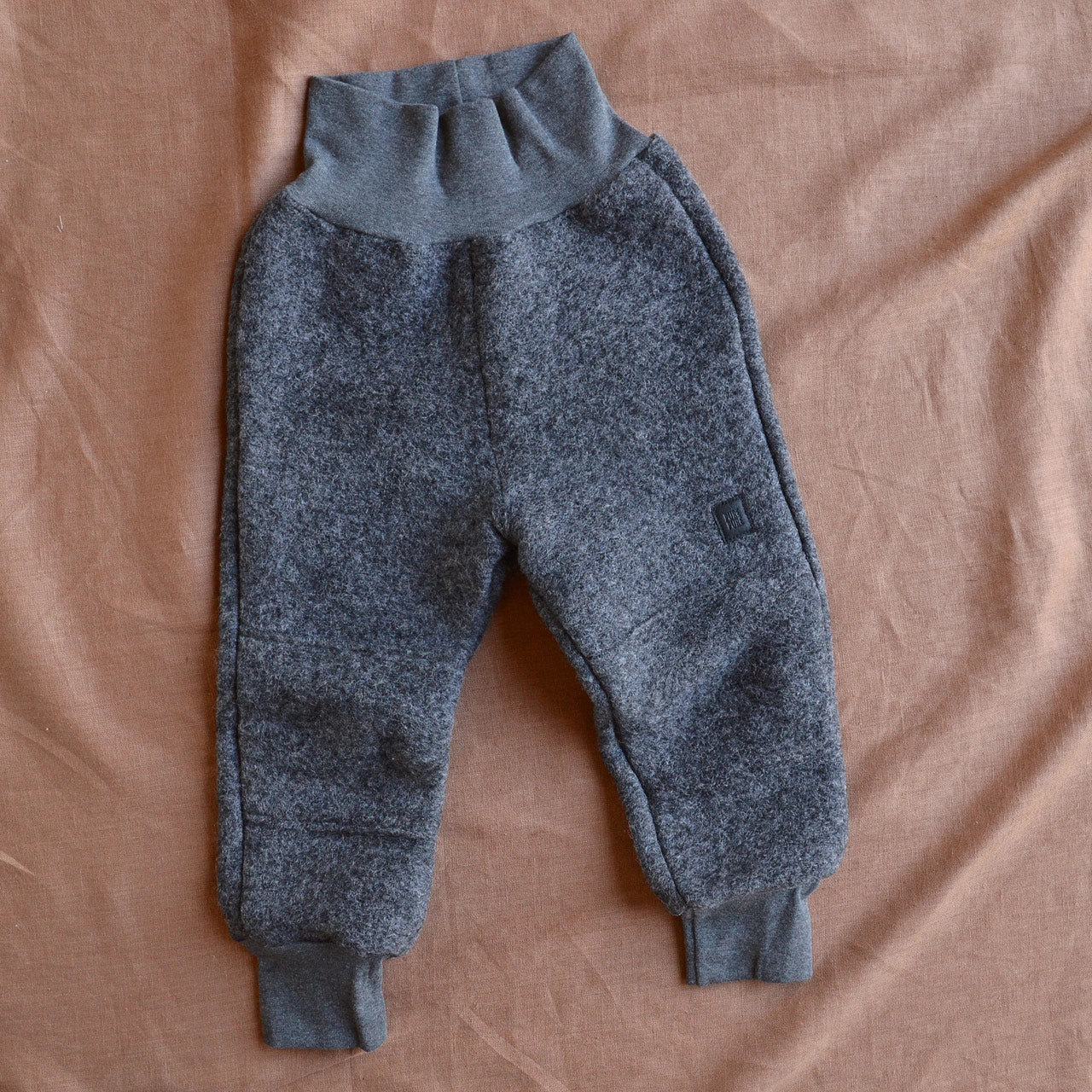 Kinder-Waldhose - Gekochte Bio-Merino/Baumwoll-Mischung - Schiefergrau (6 Monate-6 Jahre)