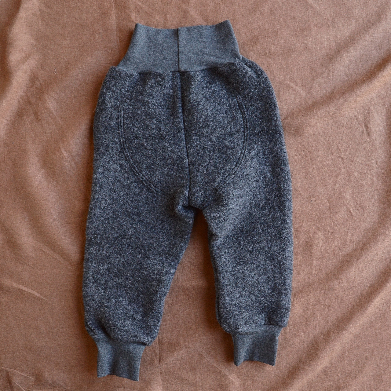 Kinder-Waldhose - Gekochte Bio-Merino/Baumwoll-Mischung - Schiefergrau (6 Monate-6 Jahre)
