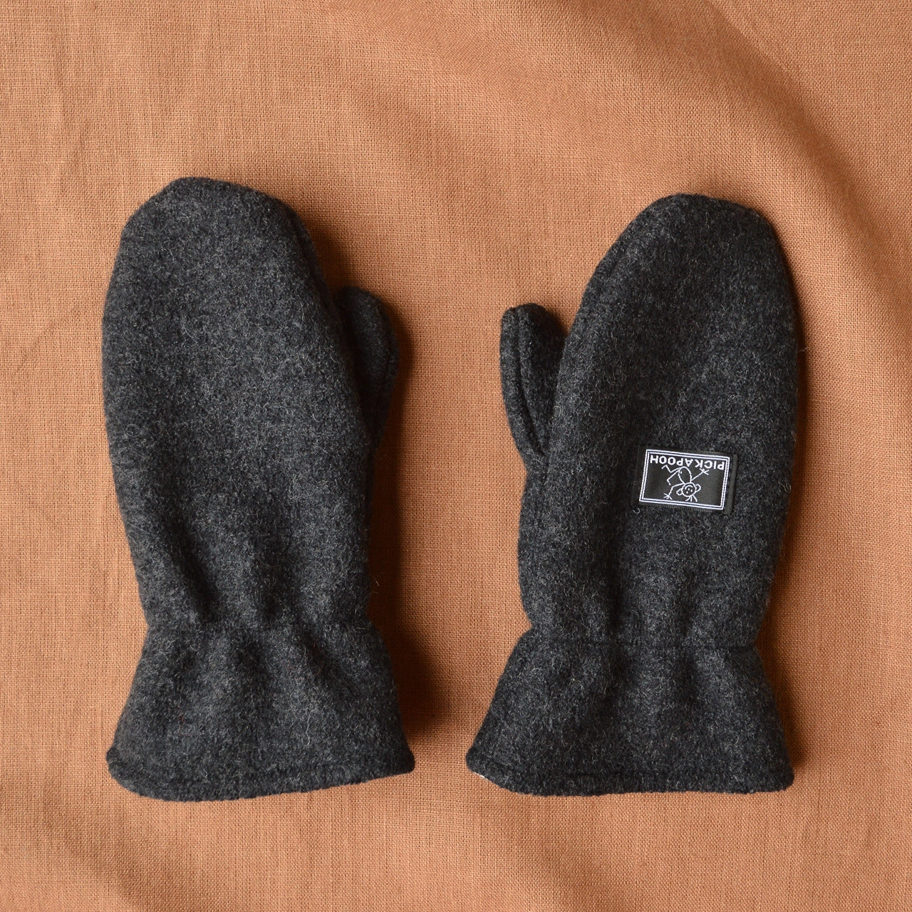 Child's Organic Boiled Wool Mittens (4-6y ) *Last ones