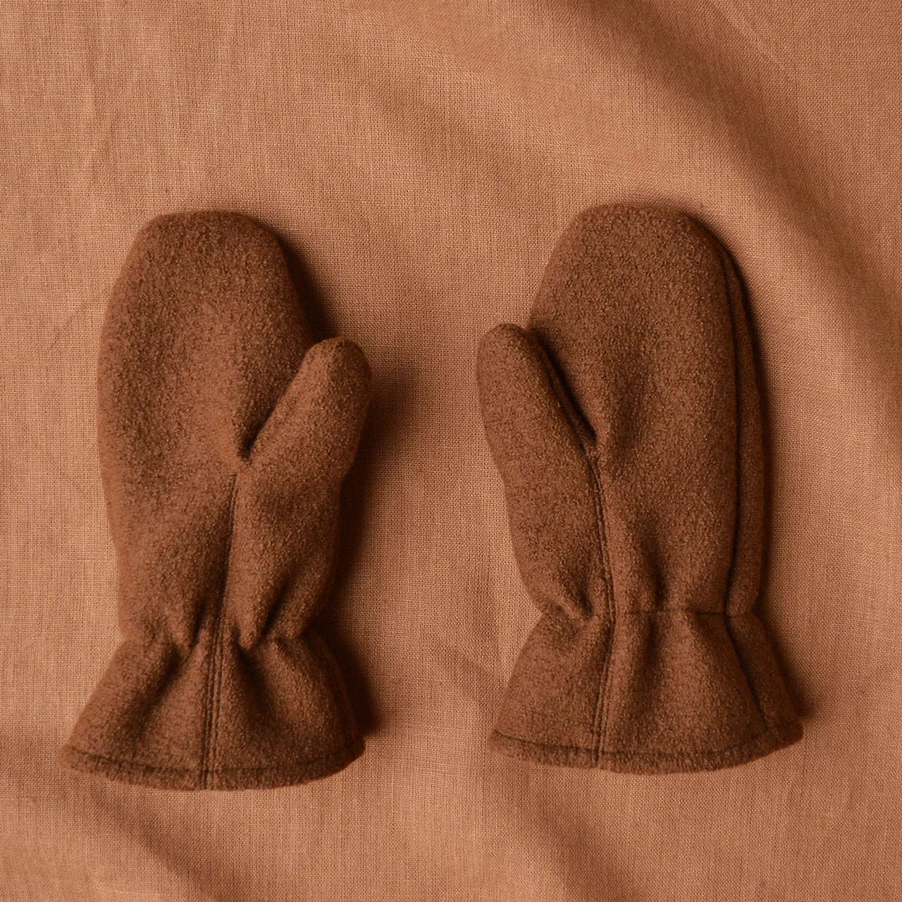Child's Organic Boiled Wool Mittens (4-6y ) *Last ones