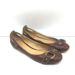 Chloe Paddington Ballettschuhe Dunkelbraun Leder Größe 36