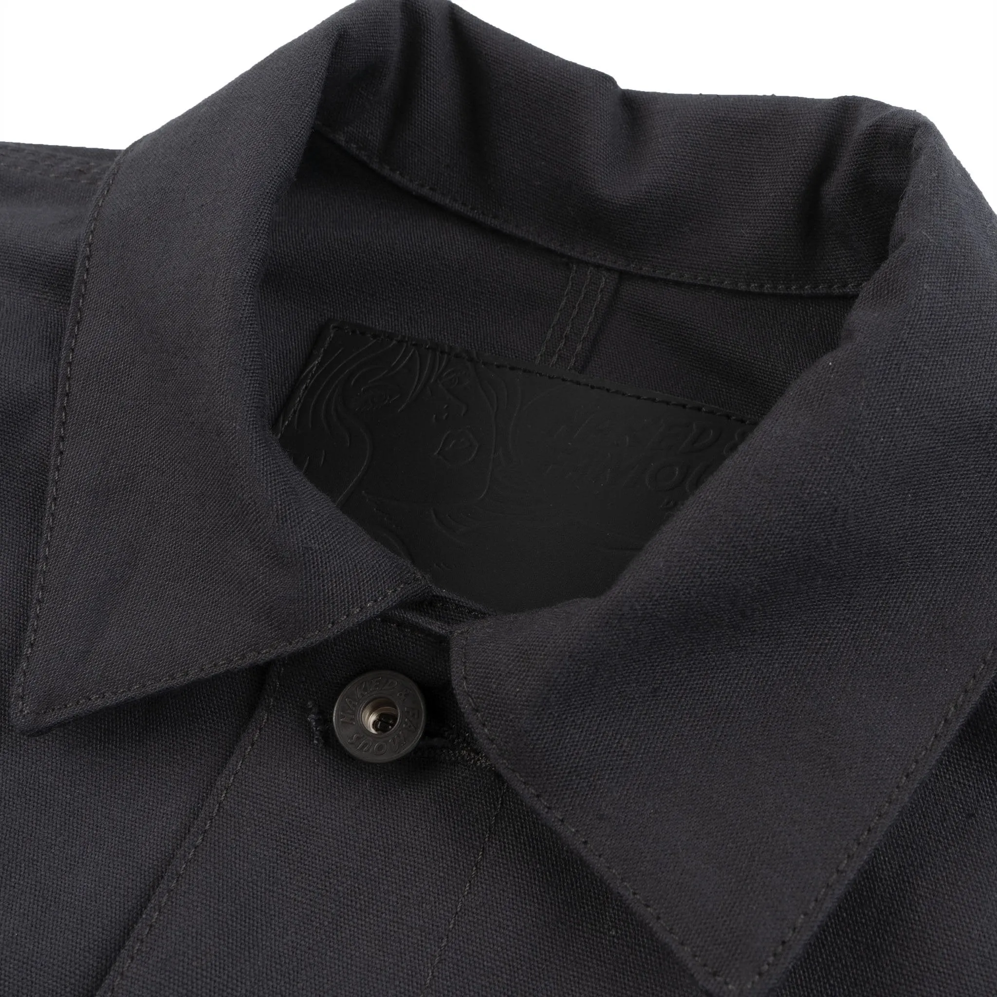 Arbeitsjacke - Schwarze Leinwand