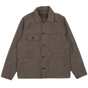 Chore Coat - Wollmischung Multi Nep - Braun