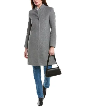 Cinzia Rocca Icons Mantel aus Mittelgewichtiger Wolle & Kaschmir-Mischung