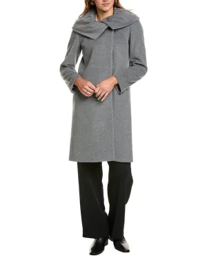 Cinzia Rocca Icons Mantel aus Mittelgewichtiger Wolle & Kaschmir-Mischung