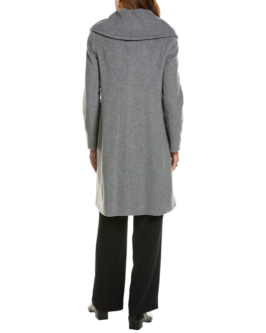 Cinzia Rocca Icons Mantel aus Mittelgewichtiger Wolle & Kaschmir-Mischung