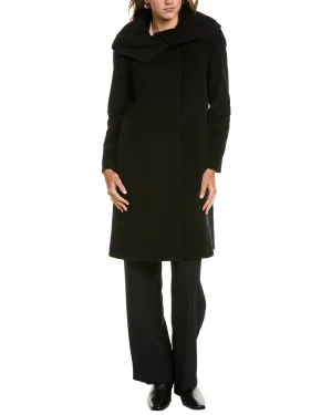 Cinzia Rocca Icons Mantel aus Mittelgewichtiger Wolle & Kaschmir-Mischung