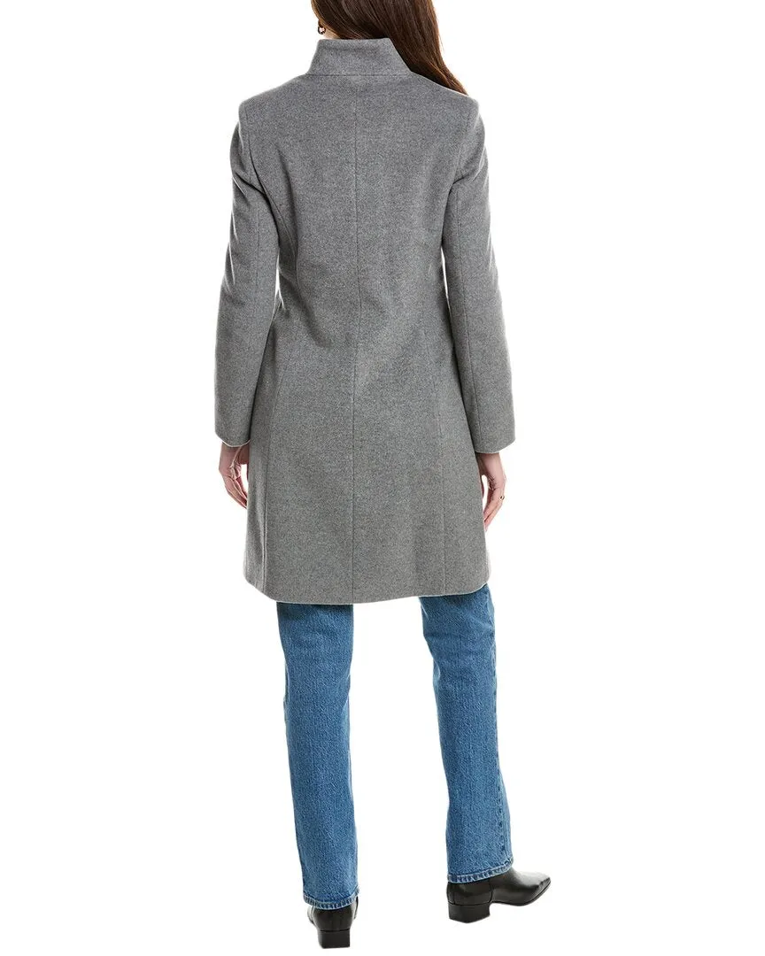 Cinzia Rocca Icons Mantel aus Mittelgewichtiger Wolle & Kaschmir-Mischung