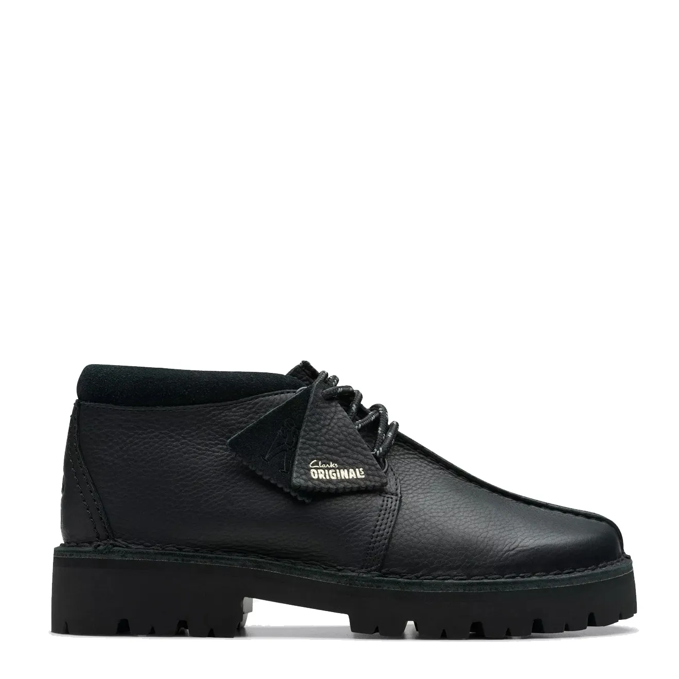 Clarks Originals Trek Hike Schuh Schwarz Leder Clarks Originals Schuhe