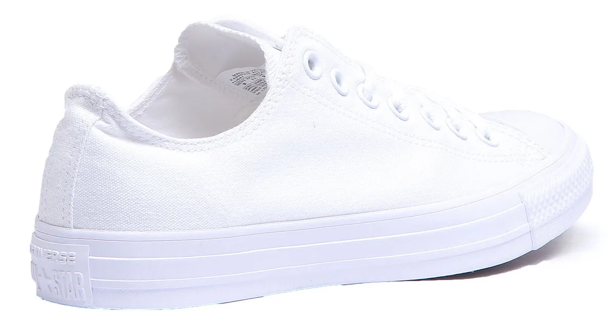Converse 1U647 CT All Star Low Sneaker in Weiß Mono für Herren Schuhe Converse