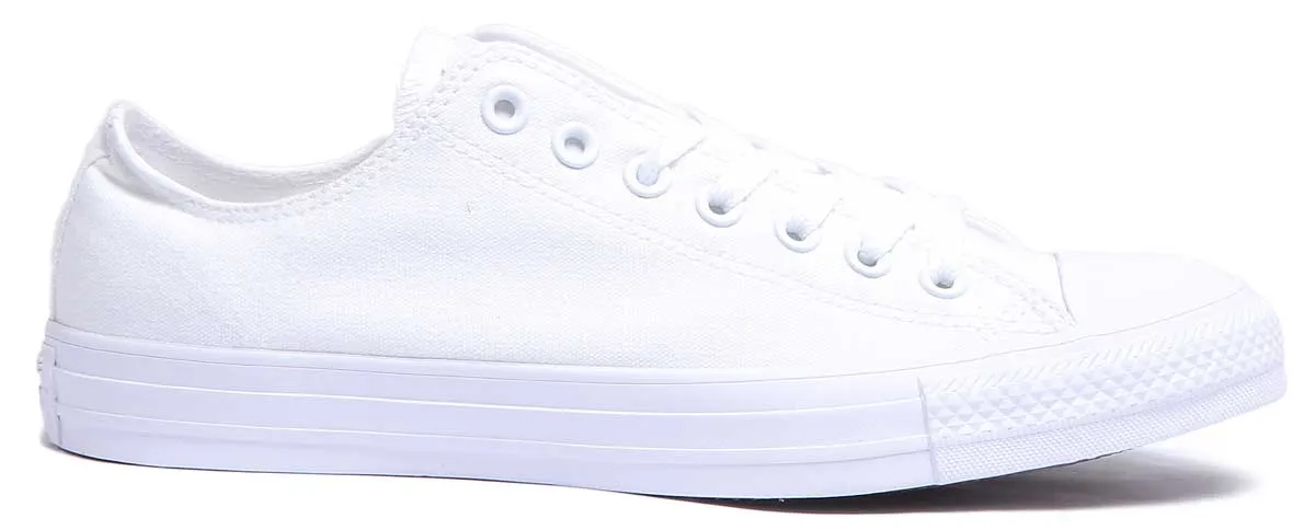 Converse 1U647 CT All Star Low Sneaker in Weiß Mono für Herren Schuhe Converse