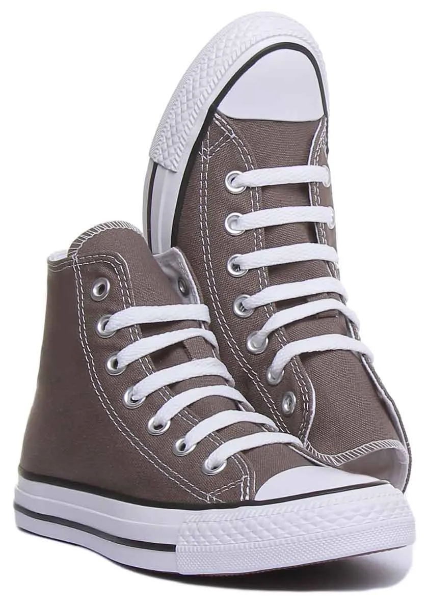 Converse All Star Hi Core Canvas Trainer in Anthrazit für Herren Schuhe Converse