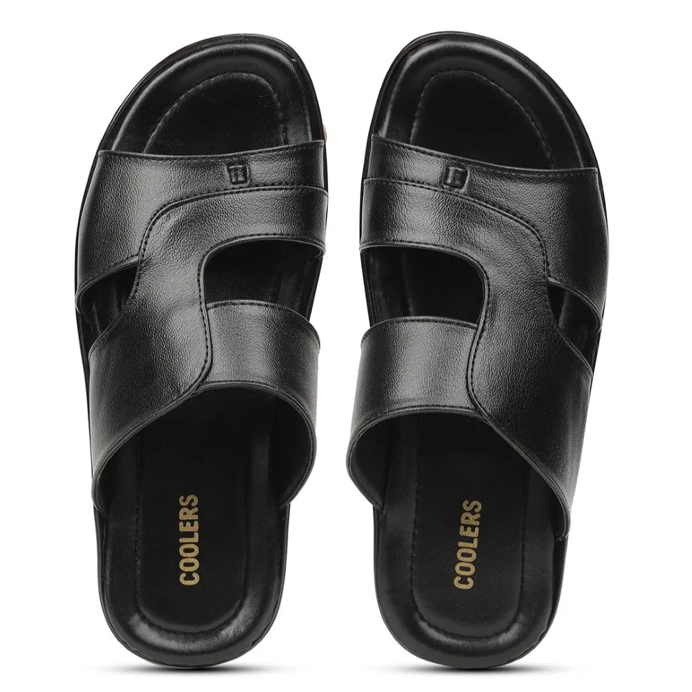 Liberty COOL99-703 Bequeme Schwarze Hausschuhe Für Herren
