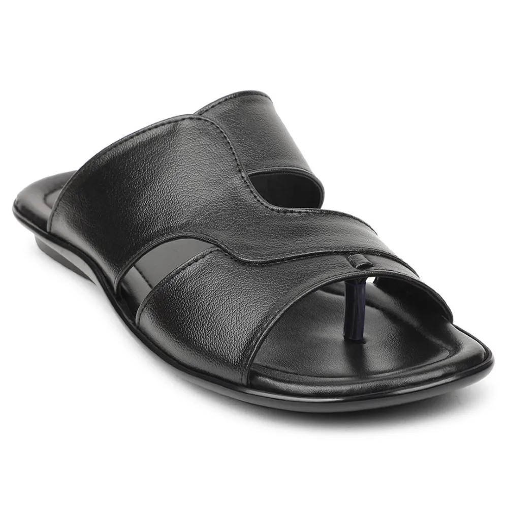 Liberty COOL99-703 Bequeme Schwarze Hausschuhe Für Herren