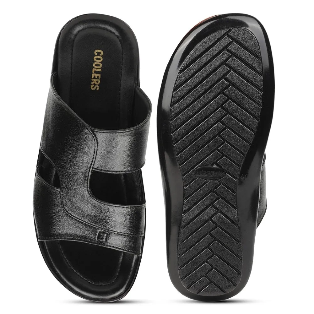 Liberty COOL99-703 Bequeme Schwarze Hausschuhe Für Herren