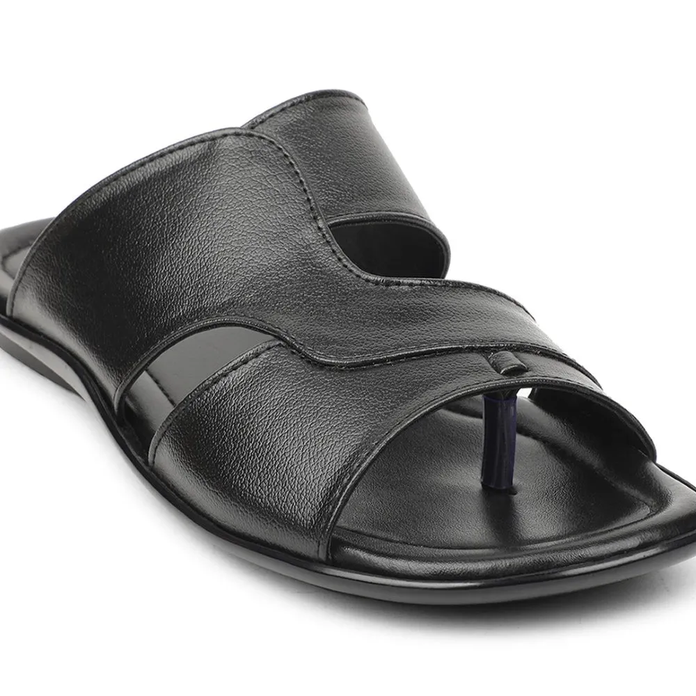 Liberty COOL99-703 Bequeme Schwarze Hausschuhe Für Herren