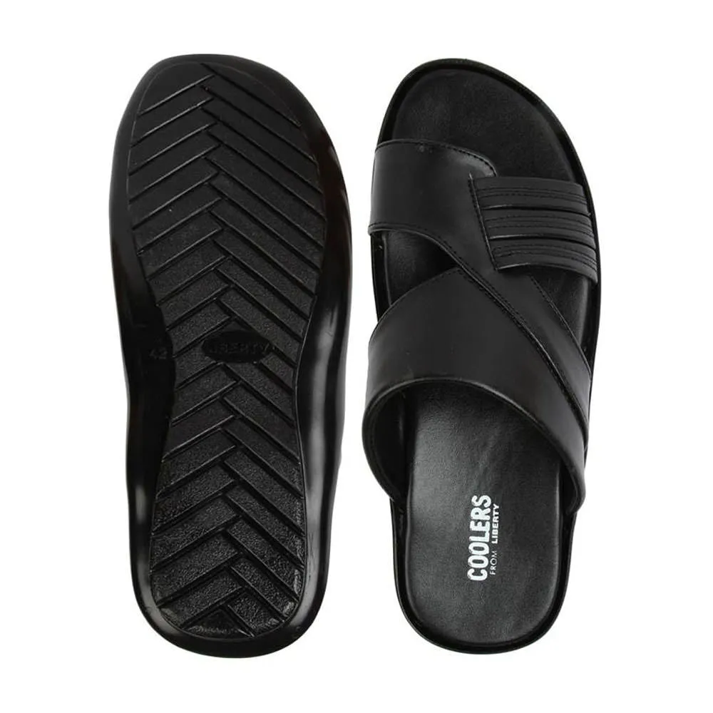 Liberty COOL99-81 Bequeme Schwarze Hausschuhe Für Herren
