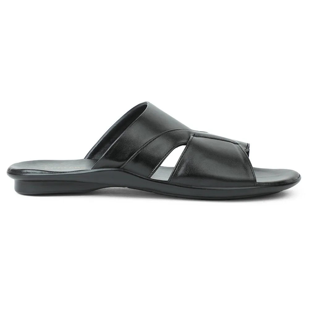 Liberty Coolers Schwarze Bequeme Hausschuhe Für Herren WAKAFIT-1E