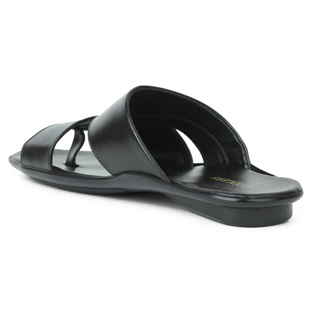 Liberty Coolers Schwarze Bequeme Hausschuhe Für Herren WAKAFIT-1E