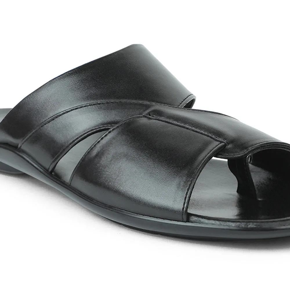 Liberty Coolers Schwarze Bequeme Hausschuhe Für Herren WAKAFIT-1E