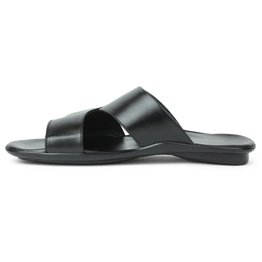 Liberty Coolers Schwarze Bequeme Hausschuhe Für Herren WAKAFIT-1E