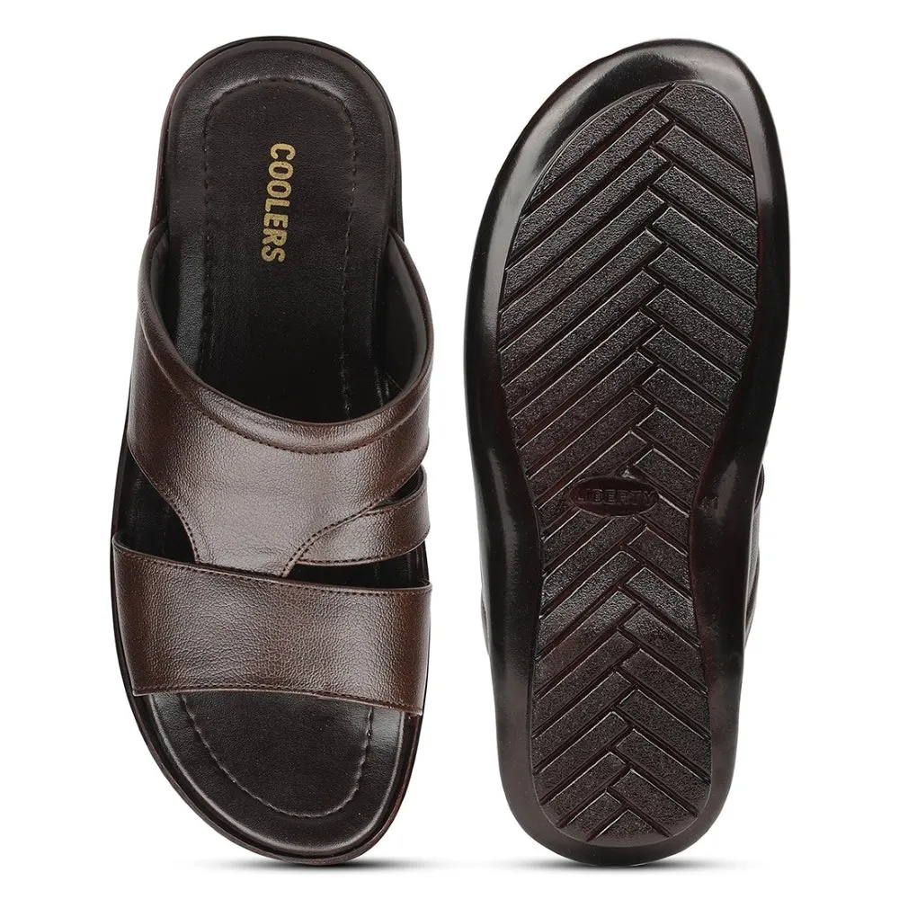 Liberty COOL99-704 Braune Bequeme Hausschuhe Für Herren