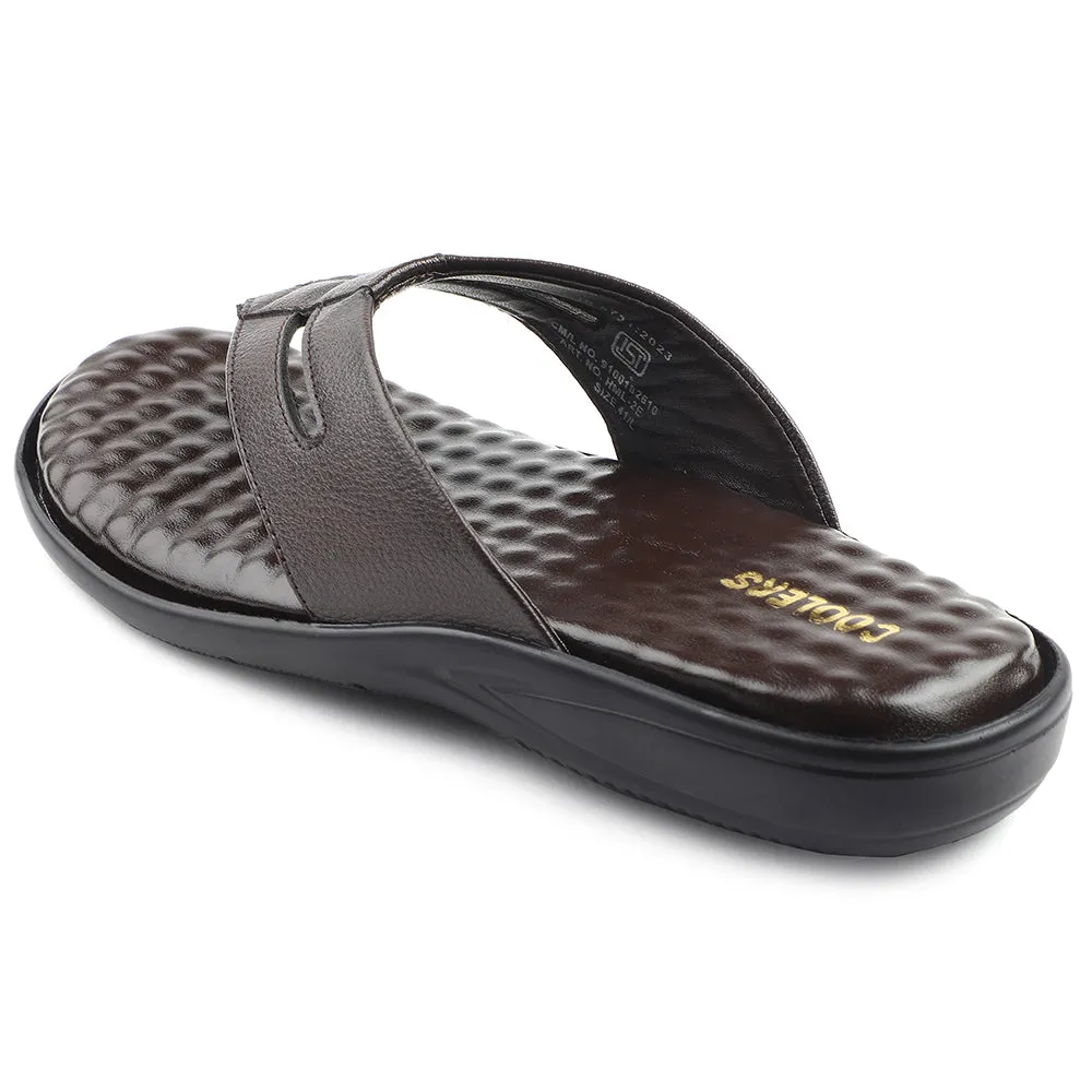 Liberty Coolers Braune Bequeme Hausschuhe Für Herren HML-2E