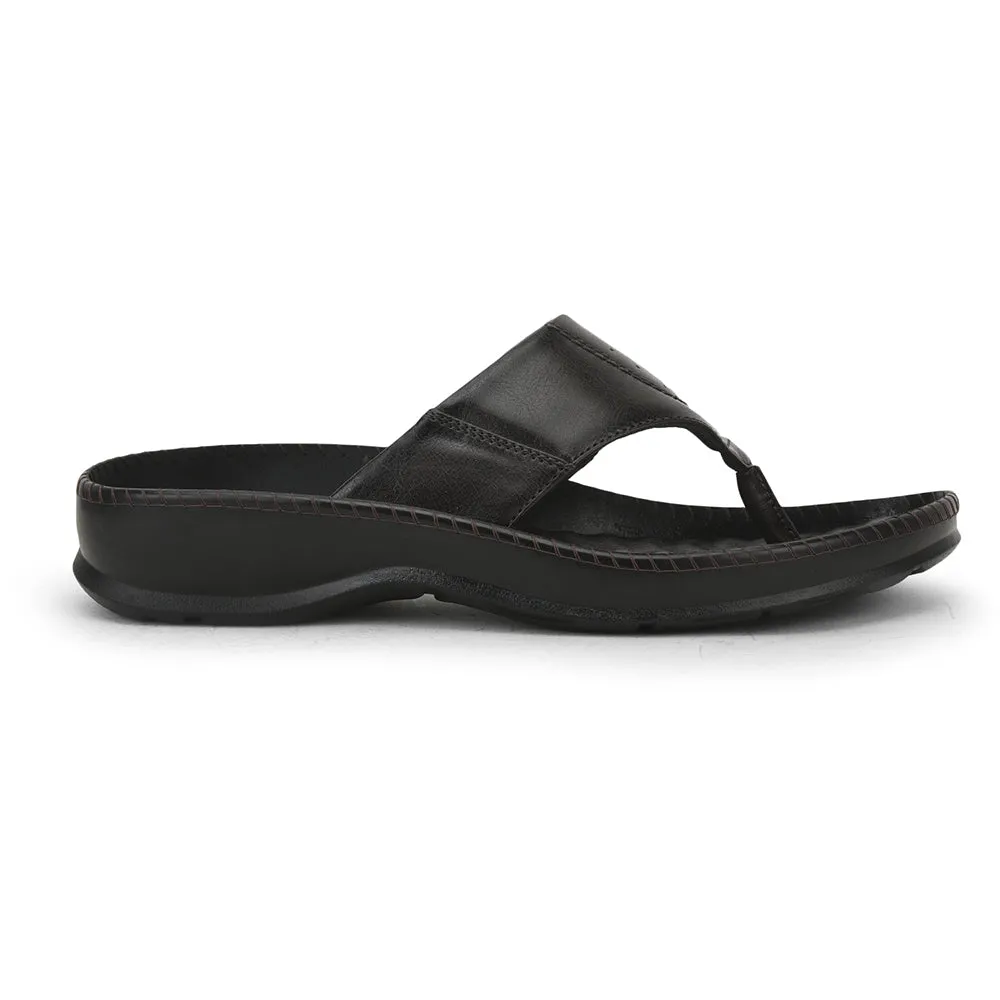 Coolers Braune Bequeme Hausschuhe Für Herren META-1 Von Liberty