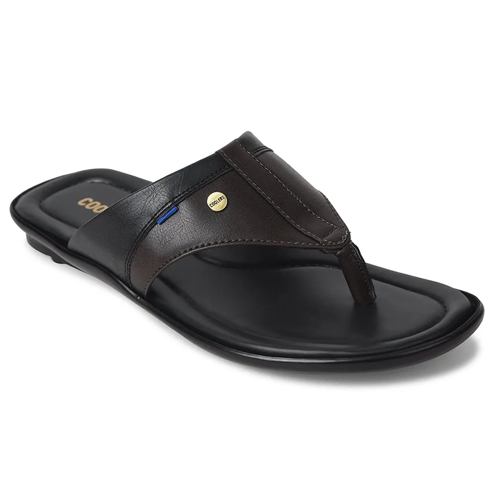 Liberty Coolers Braune Bequeme Hausschuhe Für Herren SENTOS-5