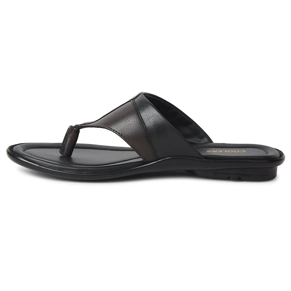 Liberty Coolers Braune Bequeme Hausschuhe Für Herren SENTOS-5