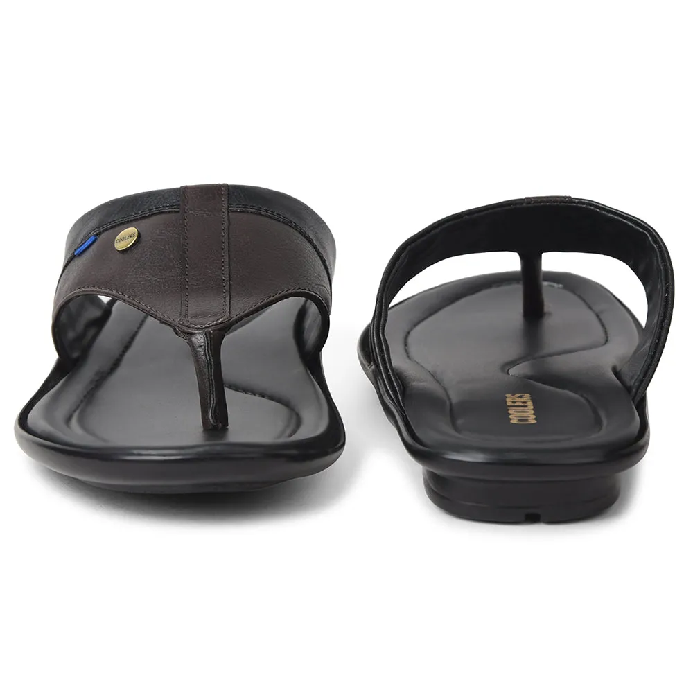 Liberty Coolers Braune Bequeme Hausschuhe Für Herren SENTOS-5