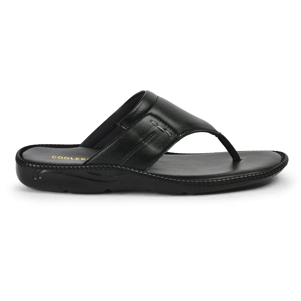 Coolers By Liberty Herren VCL-26 Schwarze Freizeitslipper
