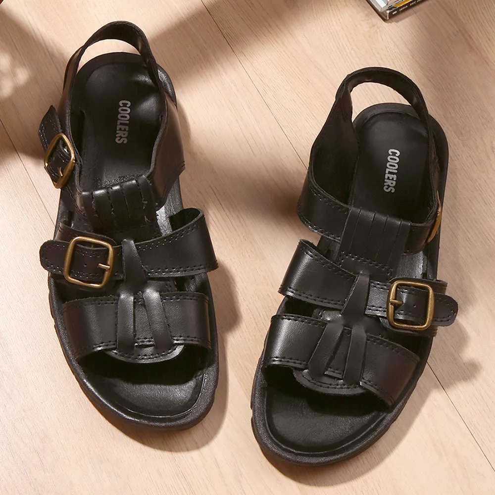 SEMSON-N Bequeme Sandalen für Herren in Schwarz von Liberty