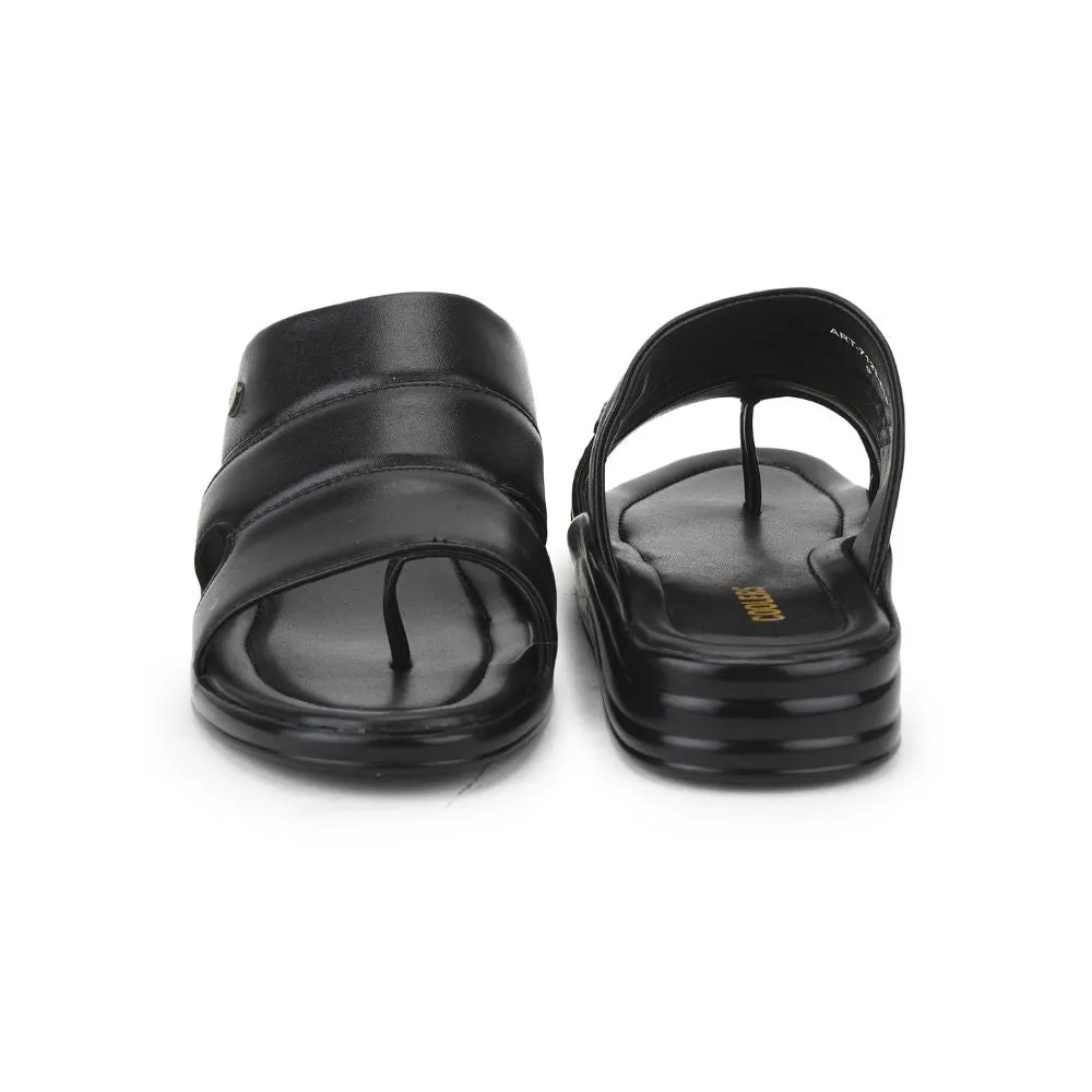Liberty Coolers Bequeme Hausschuhe Für Herren 7123-510 (Schwarz)