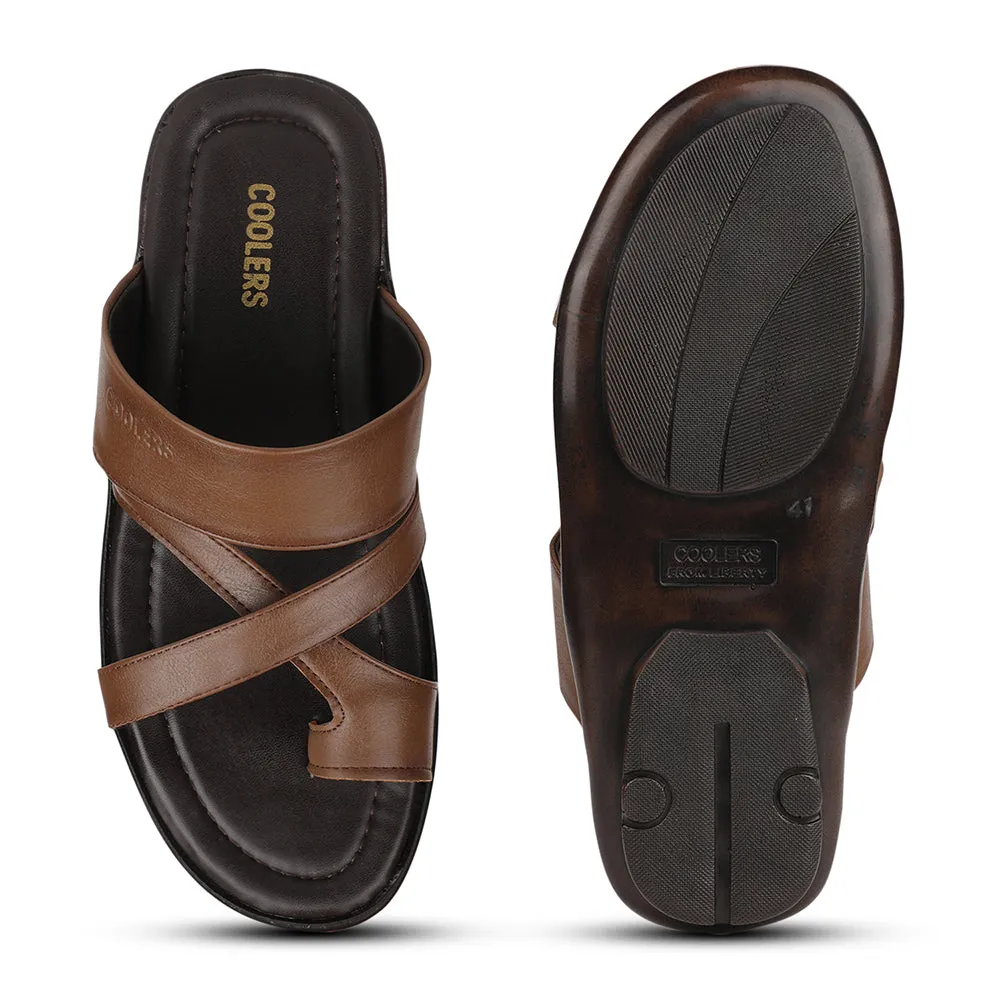 Liberty Coolers Tan Bequeme Hausschuhe Für Herren ORTIZ-36