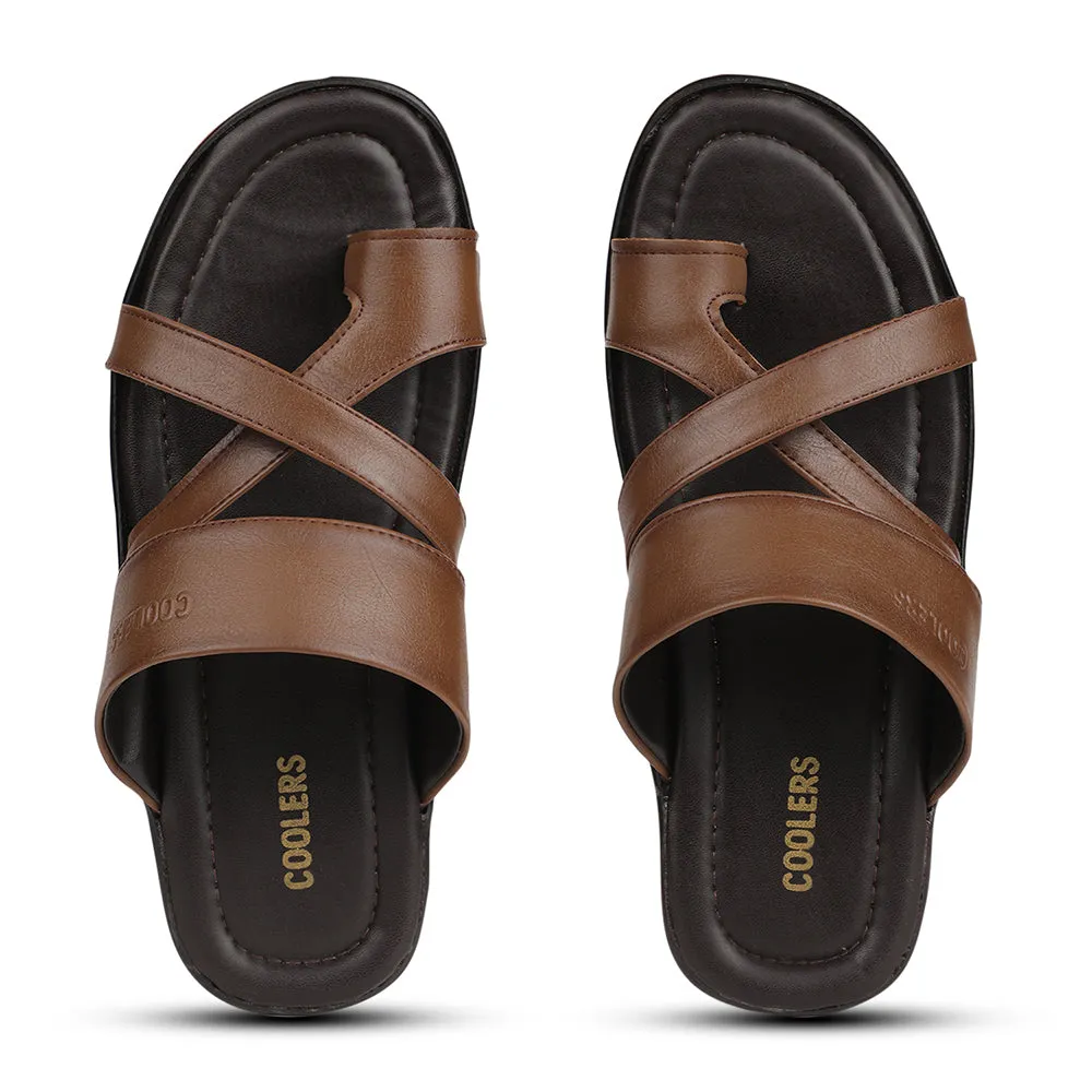 Liberty Coolers Tan Bequeme Hausschuhe Für Herren ORTIZ-36
