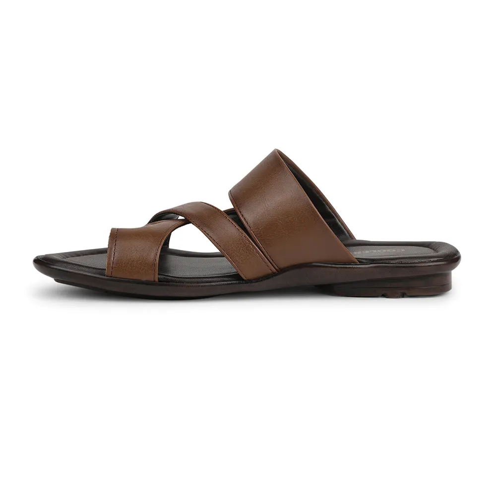 Liberty Coolers Tan Bequeme Hausschuhe Für Herren ORTIZ-36