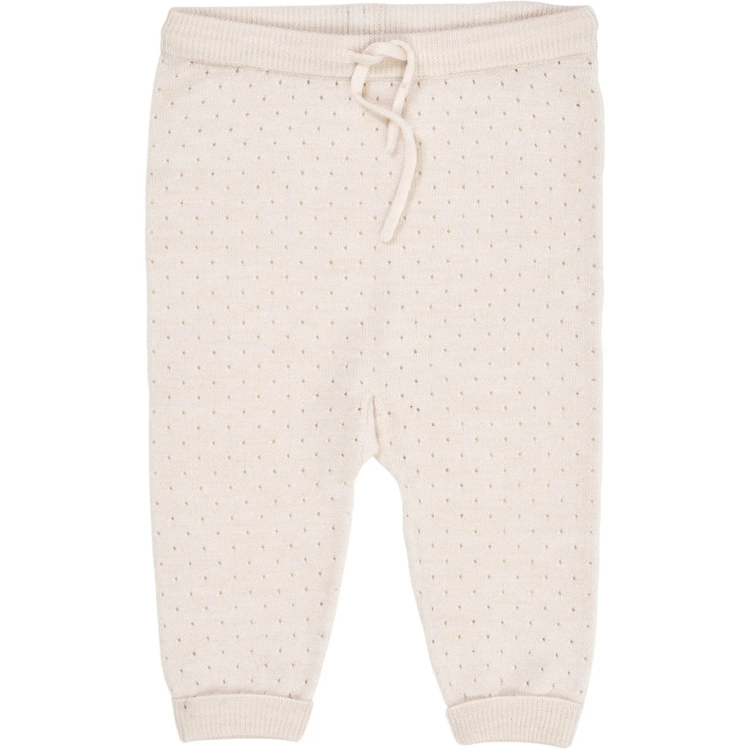 Kopenhagen Farben Creme Merino Hose W. Lochmuster Kopenhagen Farben