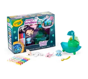 Crayola Scribble Scrubbie Leuchtende Lagunen-Ozean-Haustiere