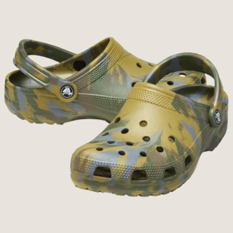Crocs Classic Marmorierte Clogs_Crocs